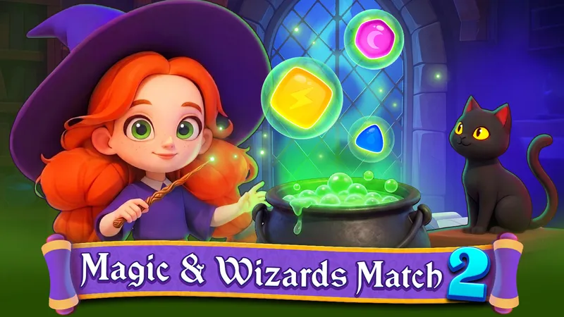 Magic & Wizards Match 2 Cover